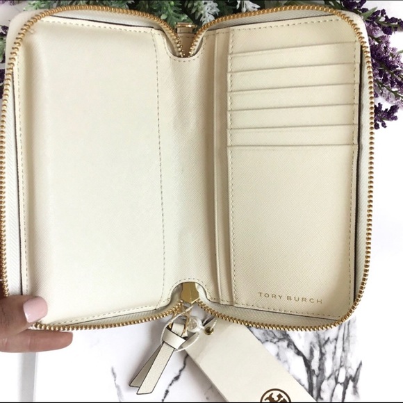 Tory Burch Crosshatch smart phone wallet - Picture 3 of 4